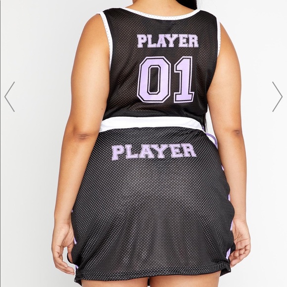 Plus Size-Dolls Kill MAD PLAYA HATAZ JERSY SET- - Picture 4 of 6